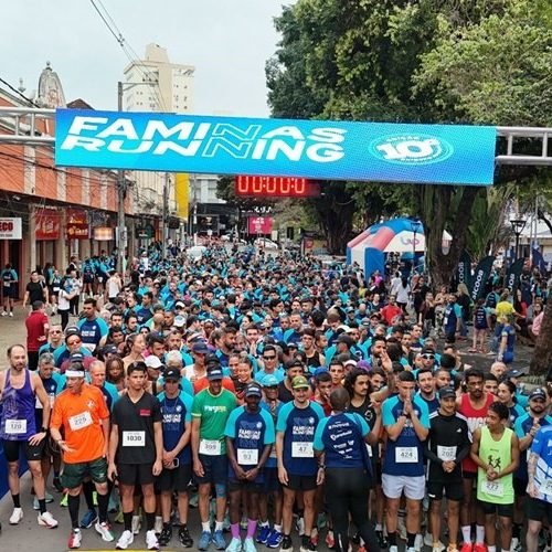 10ª edição da FAMINAS Running reúne mais de 1.200 atletas e celebra década de história em Muriaé (MG)