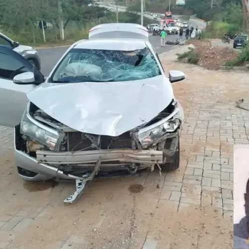 Motociclista morre em grave acidente em Carangola (MG)
