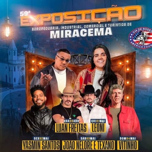 Prefeitura apresenta a 59ª Exposição de Miracema (RJ), que acontece de 30 de abril a 4 de maio