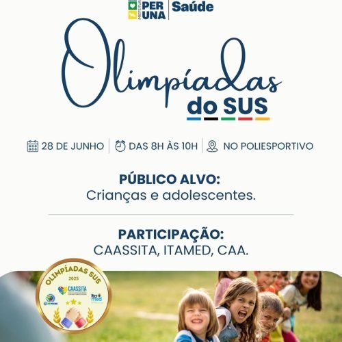 Secretaria de Municipal Saúde de Itaperuna realiza Olimpíadas do SUS neste sábado (28)