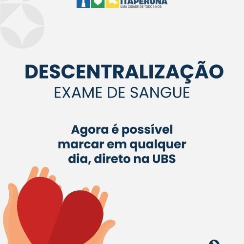 Prefeitura de Itaperuna anuncia descentralização dos exames de sangue