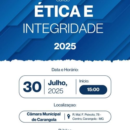 Carangola (MG) promove capacitação de servidores sobre Código de Ética e Plano de Integridade