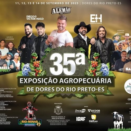 Dores do Rio Preto (ES) será palco da 35ª Exposição Agropecuária