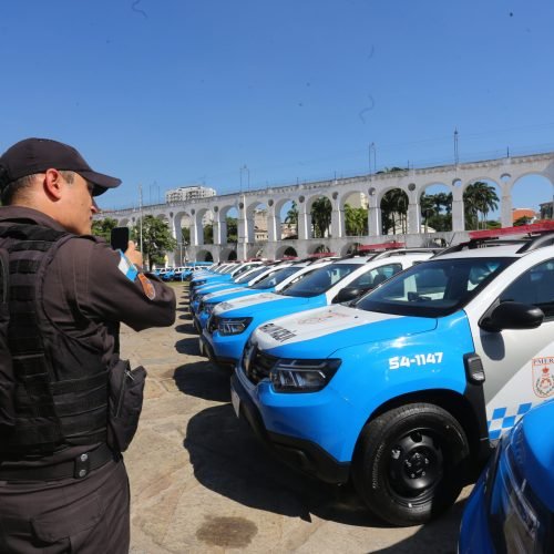 Governador do Estado do Rio de Janeiro Cláudio Castro entrega 214 novas viaturas à Polícia Militar