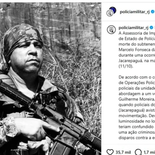 Subtenente do Bope morre após ser baleado por policiais militares em Jacarepaguá (RJ)