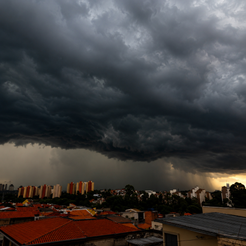 Inmet emite alerta para tempestades com risco de granizo em 16 cidades do Espírito Santo