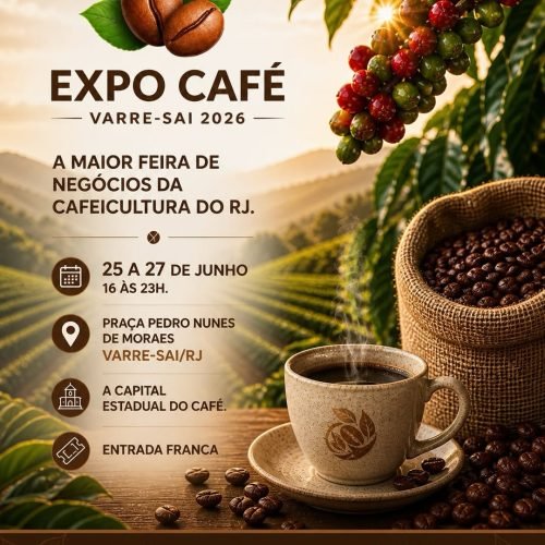 Expo Café Varre-Sai 2026 deve movimentar a economia e valorizar a cafeicultura regional