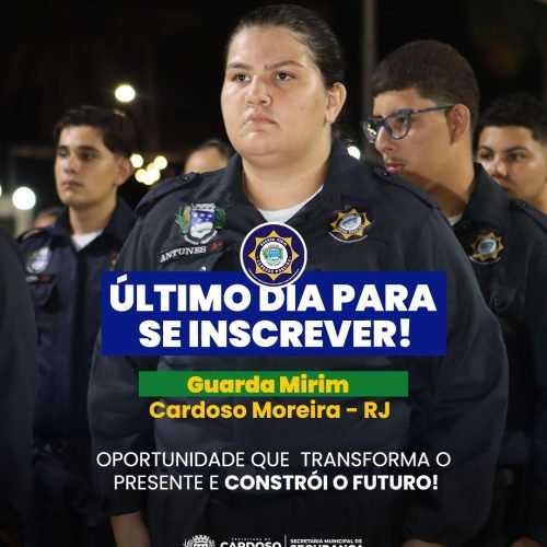 Último dia de inscrições para a Guarda Mirim em Cardoso Moreira  (RJ)