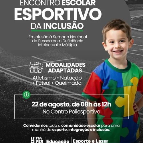 Itaperuna promove encontro esportivo voltado à inclusão