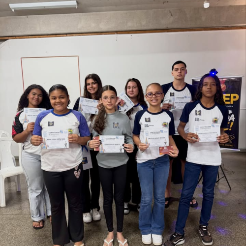 Estudantes da rede municipal de Itaperuna (RJ) recebem orientação para a 2ª fase da OBMEP