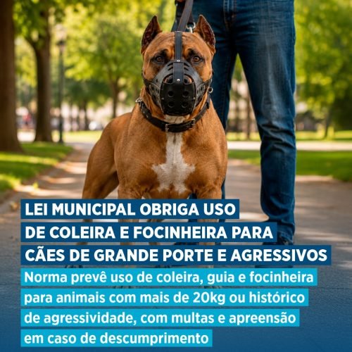 Porciúncula cria regras para condução de cães de grande porte e animais agressivos