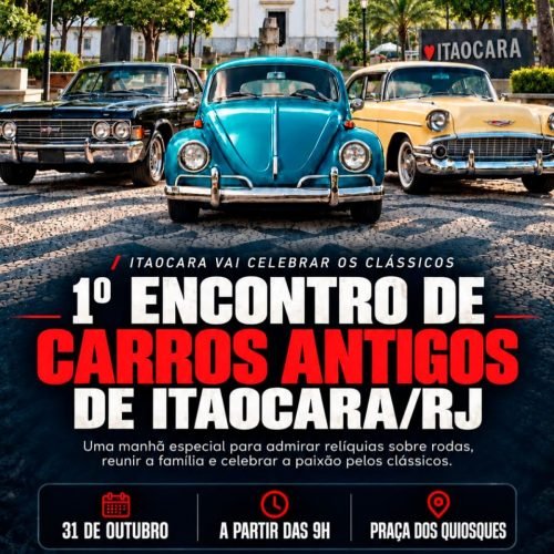 Itaocara recebe 1º Encontro de Carros Antigos em outubro