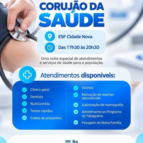 ESF Cidade Nova terá atendimento em horário especial no dia 24 de setembro