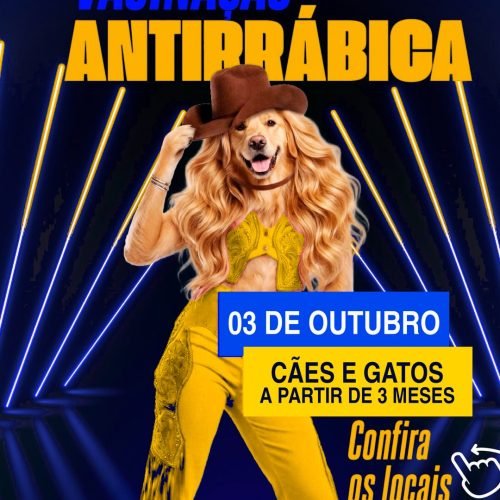 Vacinação antirrábica será realizada em diferentes pontos de Itaocara