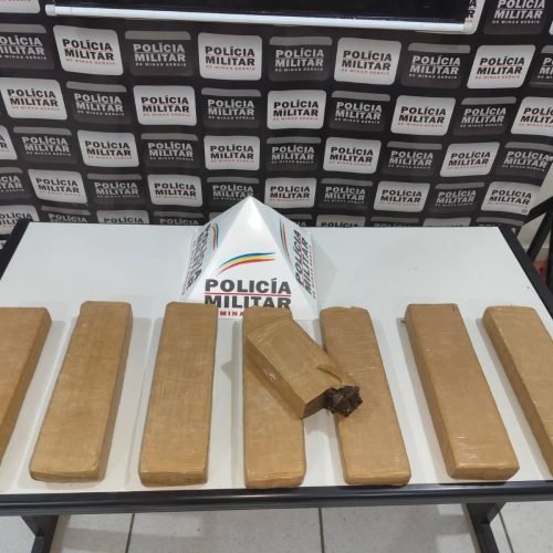PM apreende 15 kg de maconha em Muriaé (MG)