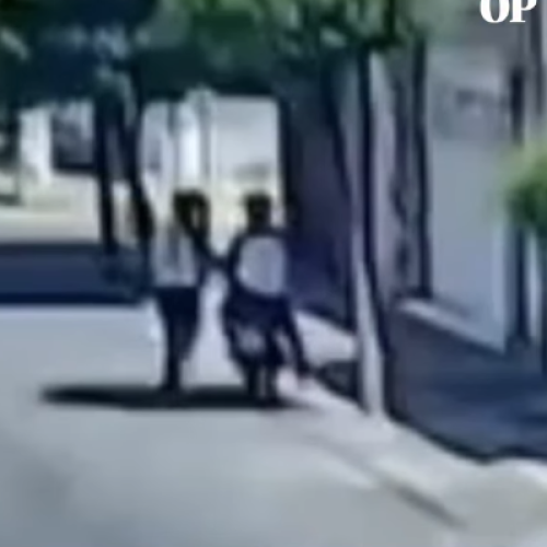 Câmera de segurança mostra o momento em que atiradores chegaram à escola estadual em Sobral – CE