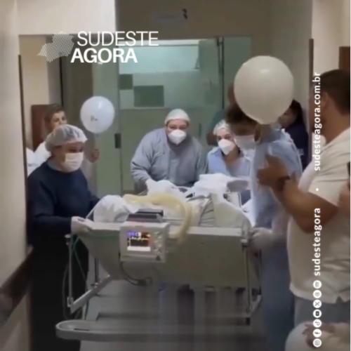 Aplausos marcam saída de adolescente doador de órgãos em Ponta Grossa
