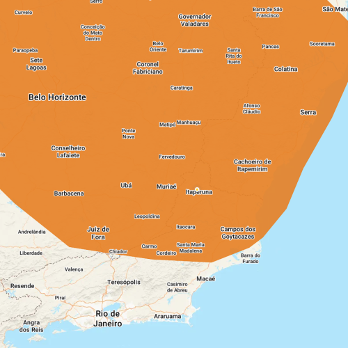INMET emite alerta de perigo (Laranja) para chuva intensa para Sudeste