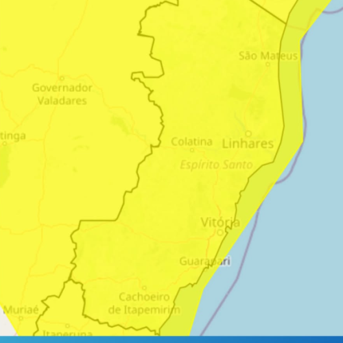 INMET emite alerta de perigo potencial para chuvas intensas até Terça-feira (02)