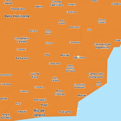 INMET emite aviso de perigo para chuvas intensas e ventos de até 100 km/h