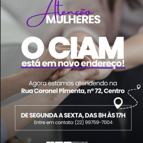 CIAM Itaperuna (RJ) está em novo endereço
