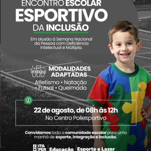 Itaperuna (RJ) promove Encontro Esportivo da Inclusão no Centro Poliesportivo