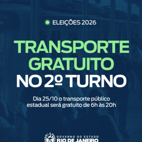 Transporte público estadual no Rio de Janeiro terá tarifa zero no domingo de 2º turno das Eleições 2026