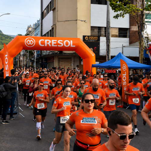 Mais de mil atletas participam da tradicional Carangola Running em Carangola (MG)