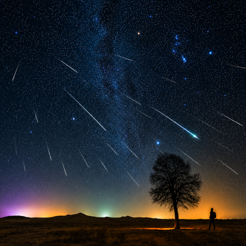 Chuva de meteoros poderá ser vista na madrugada desta sexta-feira (31); pico deve atingir até 25 meteoros por hora