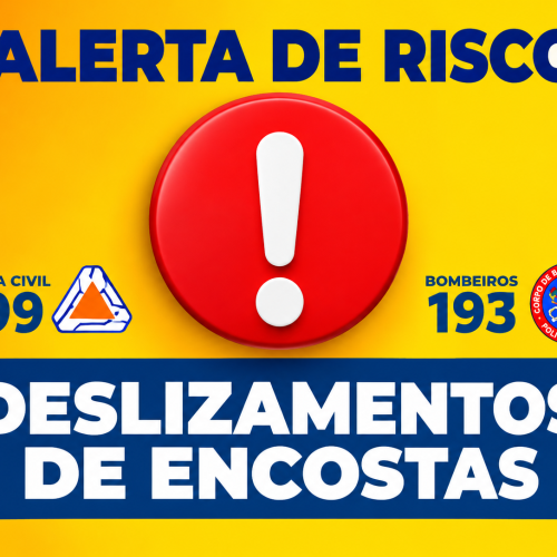 Defesa Civil alerta para risco de deslizamentos após chuva intensa em Muriaé (MG)