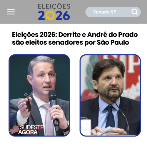 Eleições 2026: veja o resultado para Governador e Senador em São Paulo