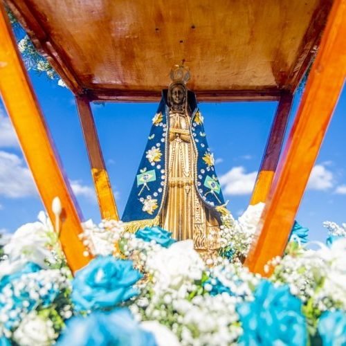 Carreata em louvor a Nossa Senhora Aparecida pelas ruas de Natividade (RJ)