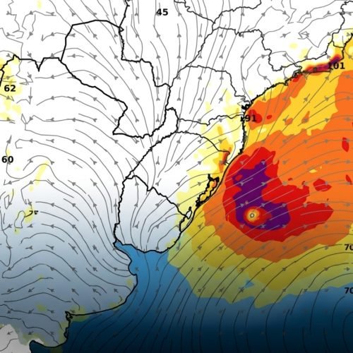 Alerta amarelo e laranja: ciclone e frente fria ameaçam o Sudeste com ventos de até 100 km/h