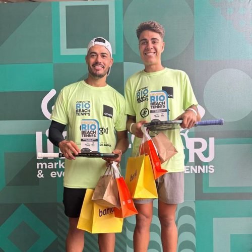 Dupla de Itaperuna conquista título no Circuito Rio Beach Tennis em Copacabana