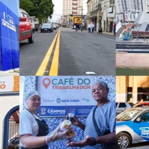 Em 4 anos, 94% das obras feitas em Campos foram do governo do estado