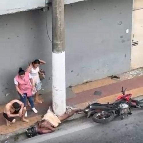 Adolescente furta moto em Itaperuna, sofre acidente e veículo é recuperado