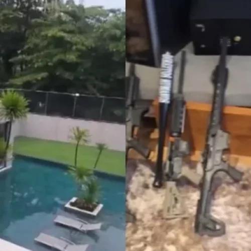 Polícia encontra arsenal do Comando Vermelho em casa de luxo no Novo Leblon, Barra da Tijuca