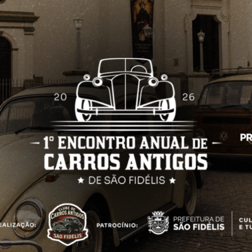 São Fidélis recebe o 1º Encontro Anual de Carros Antigos neste fim de semana