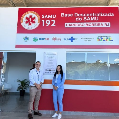Cardoso Moreira (RJ) inaugura base descentralizada do SAMU 192 e reforça atendimento de urgência