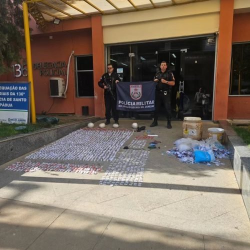 Golpe no tráfico: Ação do 36º BPM apreende mais de 10 kg de cocaína e prende dois suspeitos em Santo Antônio de Pádua (RJ)