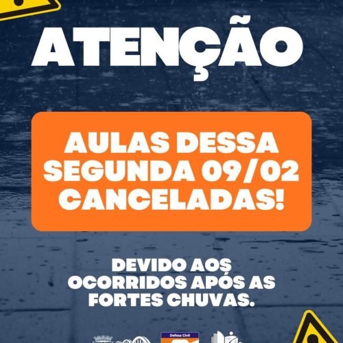 Prefeitura de Santo Antônio de Pádua suspende aulas nesta segunda-feira após fortes chuvas
