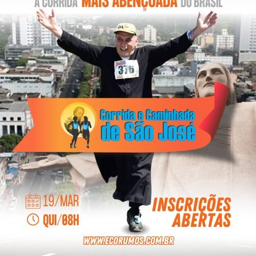 Itaperuna celebra fé e esporte na 15ª Corrida e Caminhada de São José