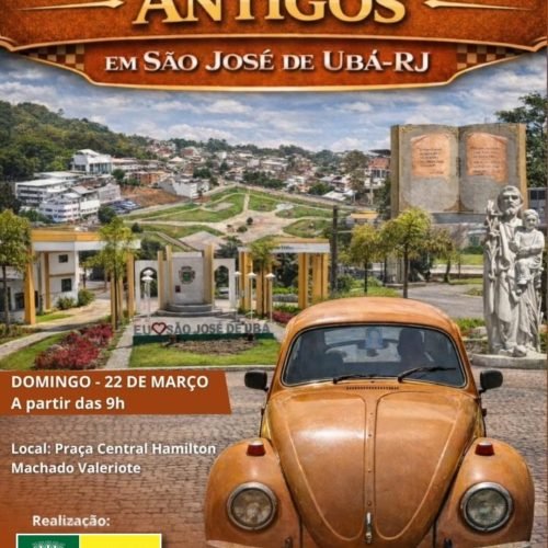 São José de Ubá realiza seu 1º Passeio de Carros Antigos