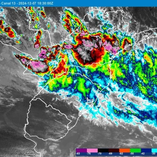Ciclone extratropical provoca chuva de 100 mm e rajadas de vento de 100 km/h