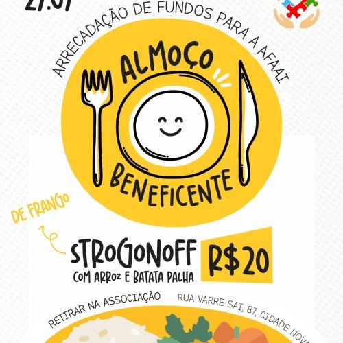 Almoço beneficente vai arrecadar fundos para estruturar a sede da AFAAI em Itaperuna