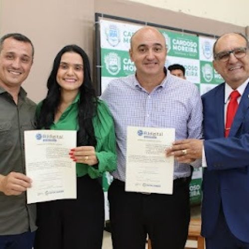 Prefeita de Cardoso moreira firma parceria com o governo do Rio para implementação do Programa RJ Digital Municípios
