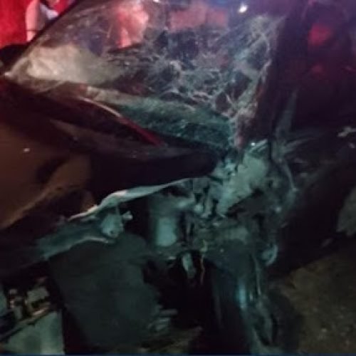 Colisão entre três carros deixa quatro feridos na BR-356