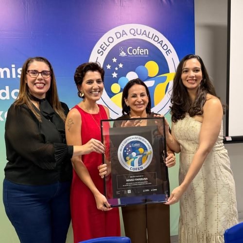 Senac RJ recebe Selo de Qualidade Cofen no Noroeste Fluminense e amplia referência no ensino em saúde