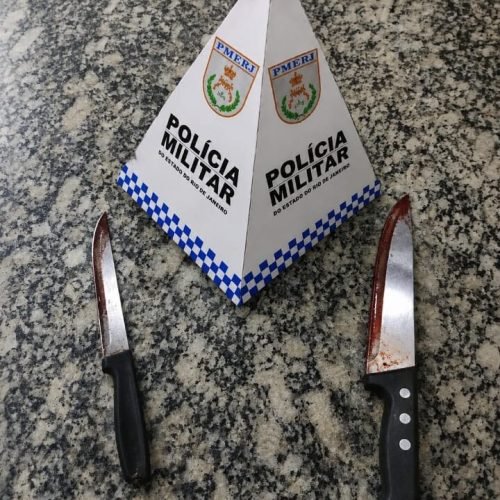 Homem é esfaqueado durante discussão em Miracema (RJ); mulher é presa em flagrante