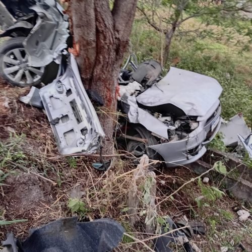Grave acidente na BR-356 deixa dois jovens mortos no distrito de Retiro do Muriaé, em Itaperuna (RJ)